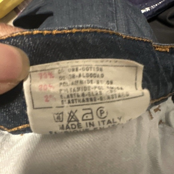 Miss Sixty Women 28 Jeans Bootcut Low Rise Dark Wash Blue 90’s Y2K Vintage - Picture 7 of 11